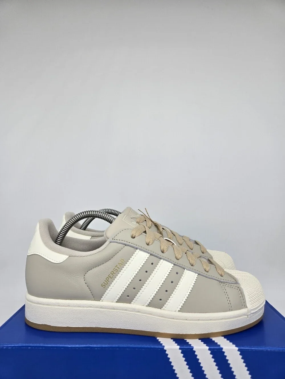 adidas Women's Superstar II Beige Off White Shoes Size 8